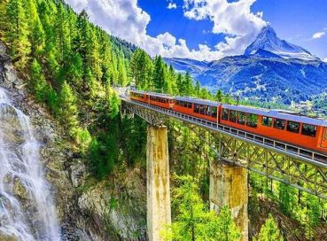 Bernina Express ile İsviçre Alpleri Ve Como Gölü (2)